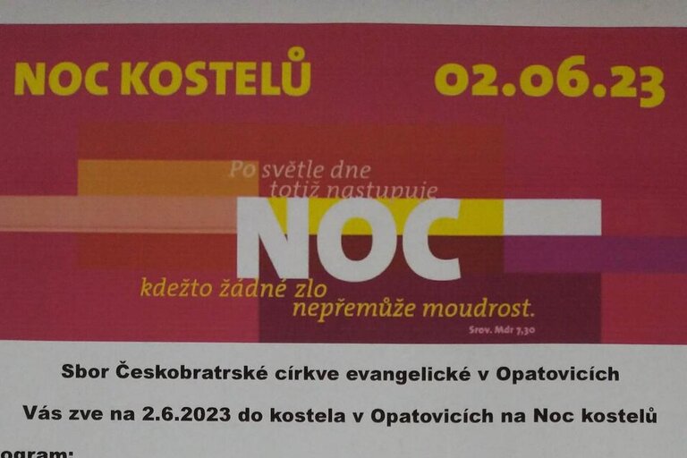 Noc kostelů 2023