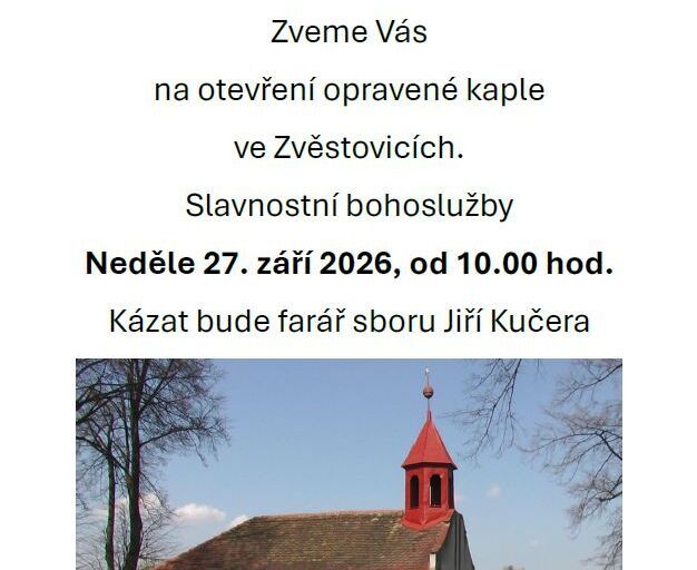 Zvěstovice 2026